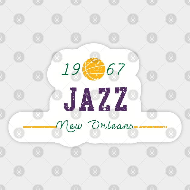 New Orleans Jazz Sticker by HomePlateCreative